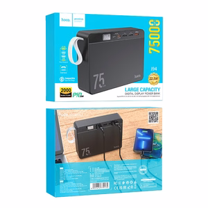 External battery Akupank Hoco J94 Overlord 22.5W 75000mAh must