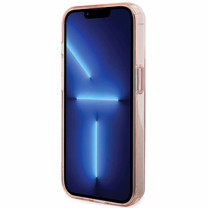 KARL LAGERFELD ümbris jaoks IPHONE 15 Pro comaptible with MagSafe KLHMP15LHMRSKCP (Ringstand KC) roosa