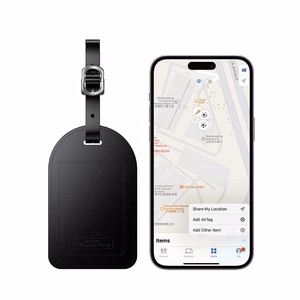 Hoco E91H pagasi lokaator, ühildub Apple Find My-ga, must