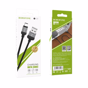 Borofone кабель BX28 Dignity - USB на Micro USB - 2,4A 1 метр серый