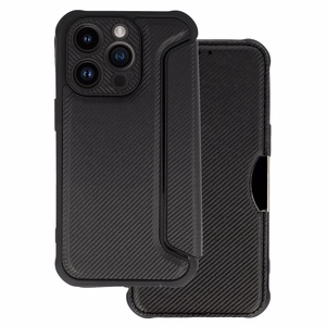 Чехол-книжка Razor Carbon для Iphone 14 Pro Max чёрный