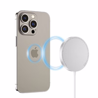 Tech-Protect QI15W-A30 MagSafe Induktiivne Laadija koos USB-C Kaabel - hõbedane