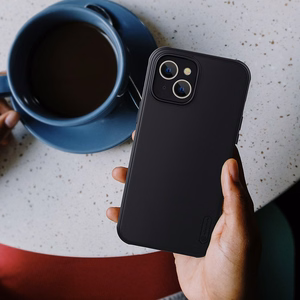 Nillkin Super Frosted Shield Pro ümbris iPhone 14 Plus tagaküljele sinine