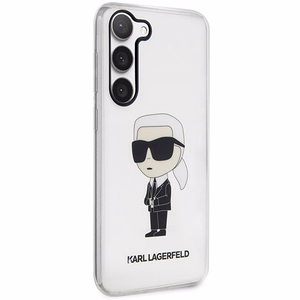 Karl Lagerfeld KLHCS23MHNIKTCT S23+ S916 прозрачный жёсткий чехол Ikonik Karl Lagerfeld