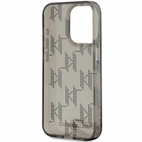 Karl Lagerfeld IML Mono KL Pattern & Cord ümbris jaoks iPhone 15 Pro Max - must