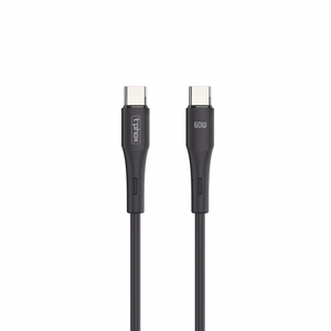 T-PHOX CABLE GENTLE USB-C/USB-C 60W BLACK