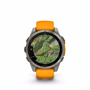 Nutikell Garmin Fenix 8 Sapphire oranž