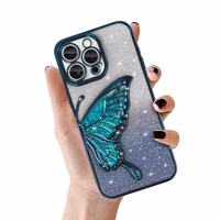 Tel Protect Butterfly Water Ümbris jaoks Iphone 17 sinine