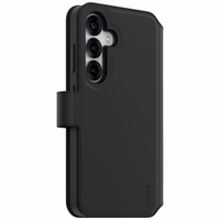 CARE by PanzerGlass Feature Tango 2in1 Wallet Ümbris jaoks Samsung Galaxy S25 - Must