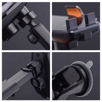 Juhtmevaba car phone hoidja Forcell F-Grip HS6 15W windshield / air vent must