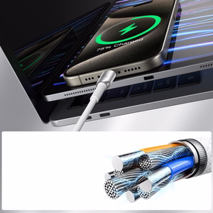 USB kaabel Joyroom S-A51 USB-C to USB-C 60W 1.2m light hall