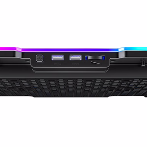 Wozinsky WDCX-A26 NitroCool RGB mängude sülearvuti jahutusalus must