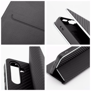 Flip case for Samsung S9 PLUS Luna Book Carbon black