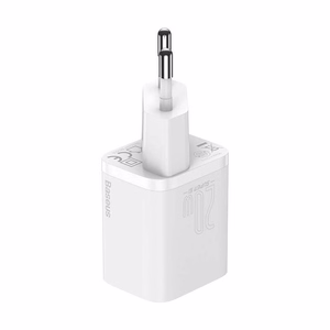 Baseus Super Si 20W USB-C laadija, valge (CCSUP-B02)