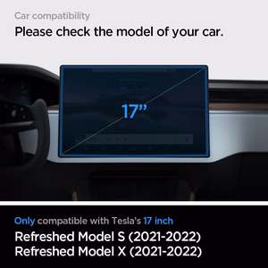 Spigen Glas.tR EZ Fit Karastatud klaas jaoks Tesla Model X 2022 / Model S 2021 - must