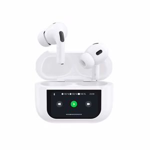 Dudao U19 in-ear TWS juhtmevabad Bluetooth 5.3 kõrvaklapid LED ekraaniga - valge