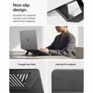 Spigen SlimFold LD201-S6 sülearvutialus, hall