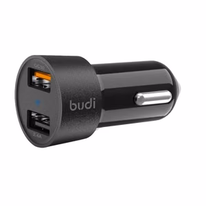 Budi BD622Q QC3.0 autolaadija 2 USB-A pordiga, LED-näidikuga