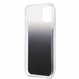 Mercedes Läbipaistev Line ümbris iPhone 12 mini jaoks - must