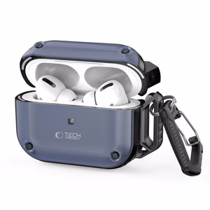 Tech-Protect Rough Hook Ümbris with Carabiner jaoks Apple AirPods Pro 1 / 2 - sinine