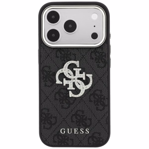 Guess 4G & Big Strass Logo ümbris seadmele iPhone 18 Pro / 17 Pro – must