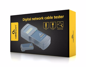 Cablexpert NCT-31 digitaalne võrgukaabli tester, must
