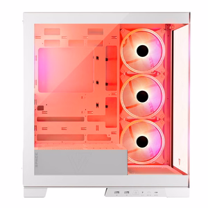 Modecom Volcano SPACE APEX ARGB MIDI Midi Tower valge