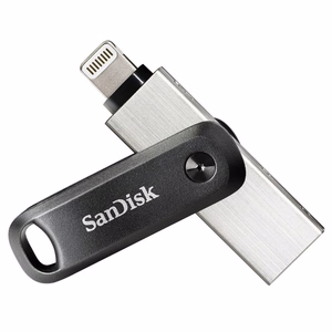 SanDisk 00183588 USB mälupulk 128 GB USB Type-A / Lightning 3.2 Gen 1 must, hõbedane