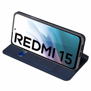 Чехол Dux Ducis Skin Pro для Xiaomi Redmi 15 4G Redmi 15 5G тёмно-синий