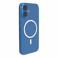 Puro 03 Mag MagSafe Silicone Ümbris jaoks iPhone 16 Plus - Läbipaistev