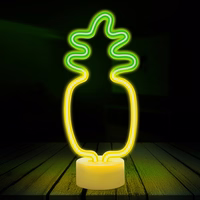 Neon LED on alus PINEAPPLE oranž roheline USB-C FSC-12 Forever Light