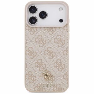Guess 4G Small Classic Logo MagSafe-ümbris iPhone 17 Pro Max / 18 Pro Max jaoks, roosa