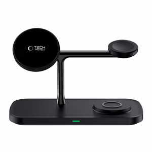 Tech-Protect QI15W-A45 3in1 Wireless Laadija koos MagSafe jaoks Apple Devices - must