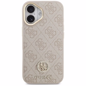 GUESS ümbris jaoks IPHONE 17 compatible with MagSafe GUHMP17SP4GRMDEP (PU W/ 4G Strass Logo) roosa
