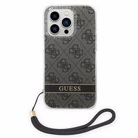 Guess GUOHCP14LH4STK iPhone 14 Pro 6.1 "must / must hardcase 4G Print Strap