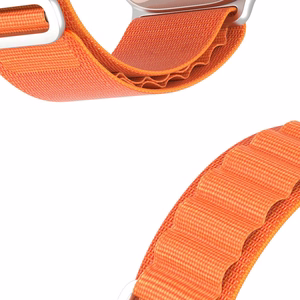 DUX DUCIS strap GS nylon jaoks Apple Watch 42 / 44 / 45 / 49 mm oranž