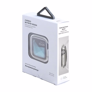Чехол Uniq Valencia для Apple Watch 4 / 5 / 6 / SE 40 мм - серебристый