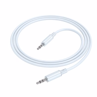 Borofone Kaabel AUX BL21 Lemon - jack 3,5mm to jack 3,5mm - 1 metre sinine