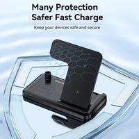 Juhtmevaba Laadija Essager "JG 4in1" Must 15W (iPhone / Apple Watch / Airpods / Pencil)