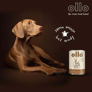 OLLO Pure Deer märg koeratoit, 850 g