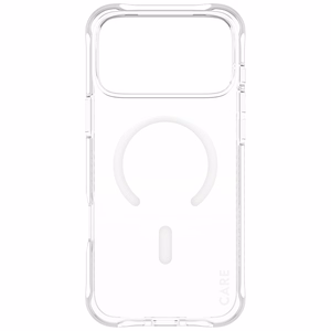 CARE by PanzerGlass Fashionable Samba Ümbris w. Valge MagSafe jaoks iPhone 17 Pro Max - Läbipaistev