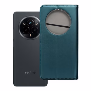 SMART MAGNETO Book Ümbris jaoks REALME 14 PRO tumeroheline