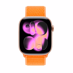Crong Nylon Apple Watch spordirihm, 38/40/41/42 mm, Tropical Orange
