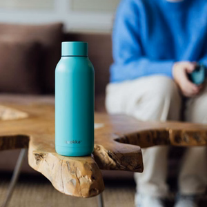 Quokka Solid roostevabast terasest termospudel, 510 ml, Jade Green