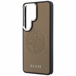 GUESS ümbris for SAMSUNG S26 Ultra GUHMS26L5PG4SRGW (Perforated Logo MagSafe) pruun