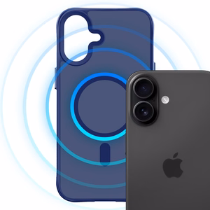3mk Smoke MagCase iPhone 17 jaoks - sinine-läbipaistev