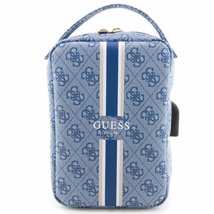 Guess Kott GUHBP4RPSB Organizer sinine/sinine 4G Printed Stripes
