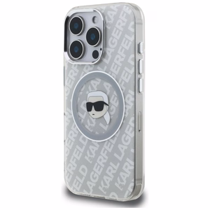 Karl Lagerfeld IML Karl Head Logo MagSafe ümbris iPhone 16 Pro - hall