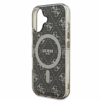 Guess IML 4G Background MagSafe iPhone 16 Plus Ümbris - Brown