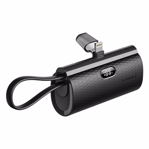 Powerbank Forcell F-Energy Power Plug F5K3 PD 20W 5000 mAh with built-in connector Lightning black